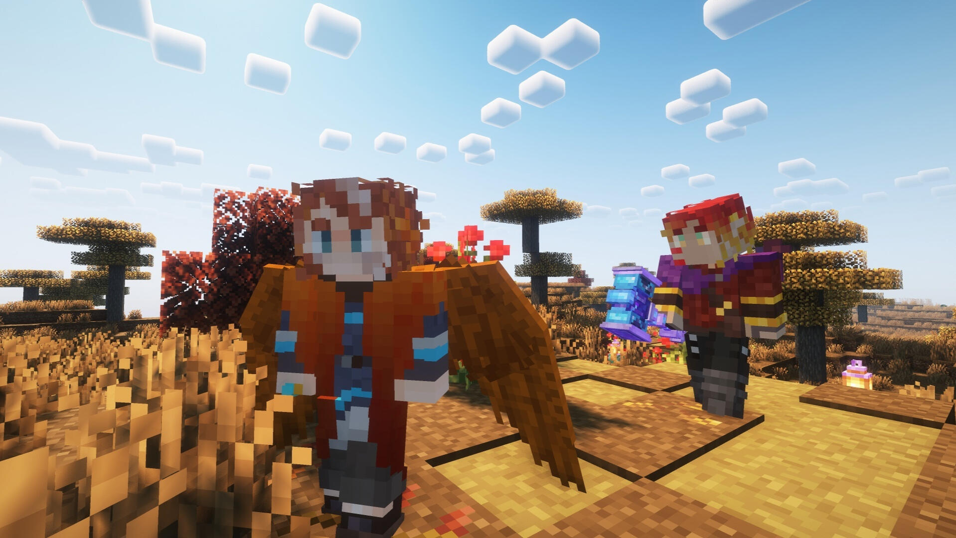 Vanilla Skins in-game Vanilla Skins in-game